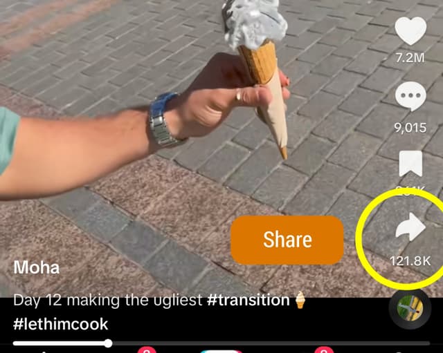 Tiktok to mp3 Click share